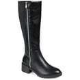 thumbnail image 1 of Journee Collection Womens Morgaan Tru Comfort Foam Wide Calf Stacked Heel Knee High Boots, 1 of 7