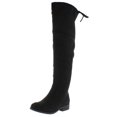 thumbnail image 1 of Journee Collection Womens Mount Over-The-Knee Boots Black 6.5 Medium (B,M), 1 of 2