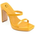 thumbnail image 1 of Journee Collection Womens Naivee Tru Comfort Foam Open Square Toe Platform Heel Sandals, 1 of 6