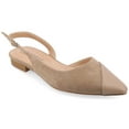 thumbnail image 1 of Journee Collection Womens Need BLUE Tru Comfort Foam Sling Back Pointed Toe Flats, 1 of 7