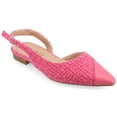 thumbnail image 1 of Journee Womens Daphnne Sling Back Pointed Toe Flats, 1 of 10