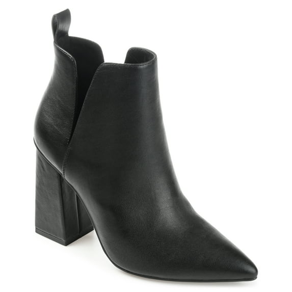Journee Collection Womens Neima Pointed Toe Block Heel Ankle Booties