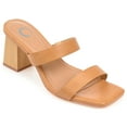 thumbnail image 1 of Journee Collection Womens Nolla Tru Comfort Foam Open Square Toe Block Heel Sandals, 1 of 6
