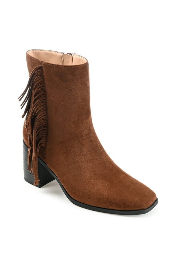 Womens Noriah Inside Zip Stacked Heel Booties