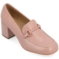 thumbnail image 1 of Journee Womens Nysaa Low Heel Square Toe Pumps, 1 of 7