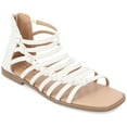 thumbnail image 1 of Journee Collection Womens Petrra Tru Comfort Foam Gladiator Back Zip Sandals, 1 of 6