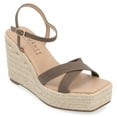 thumbnail image 1 of Journee Collection Womens Raniya Tru Comfort Foam Espadrille Platform Wedge Sandals, 1 of 6