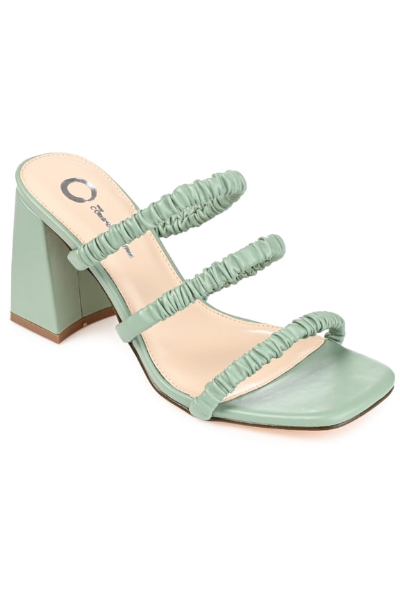 Womens Reagaan Open Square Toe Block Heel Sandals