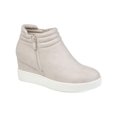 thumbnail image 1 of Journee Collection Womens Remmy Faux Leather Wedges Ankle Boots, 1 of 3