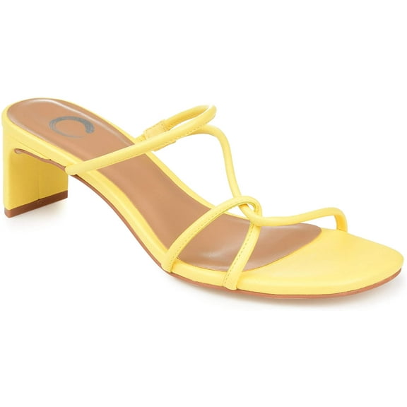 Journee Collection Womens Rianne Pump 9.5 Yellow
