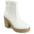 thumbnail image 1 of Journee Collection Womens Riplee Almond Toe Platform Ankle Booties, 1 of 6