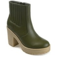 thumbnail image 1 of Journee Collection Womens Riplee Almond Toe Platform Ankle Booties, 1 of 6
