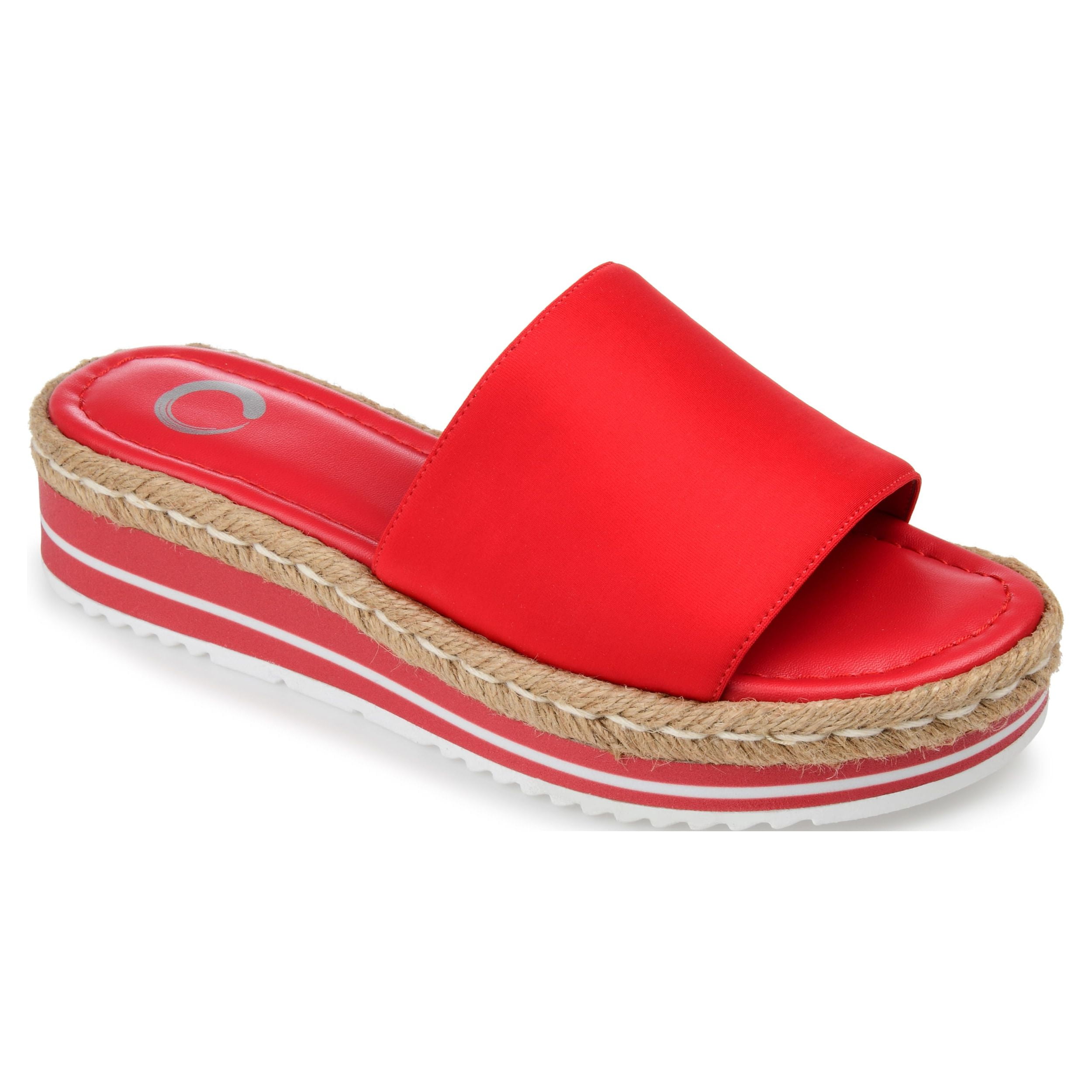 Journee Collection Womens Rosey Tru Comfort Foam Wedge Heel Espadrille Sandals