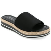 Journee Womens Rosey Wedge Heel Espadrille Sandals, Widths Available