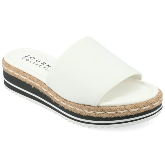 Journee Womens Rosey Wedge Heel Espadrille Sandals, Widths Available
