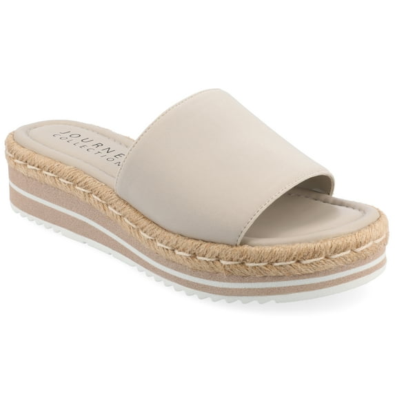 Journee Collection Womens Rosey Tru Comfort Foam Wide Width Wedge Heel Espadrille Sandals