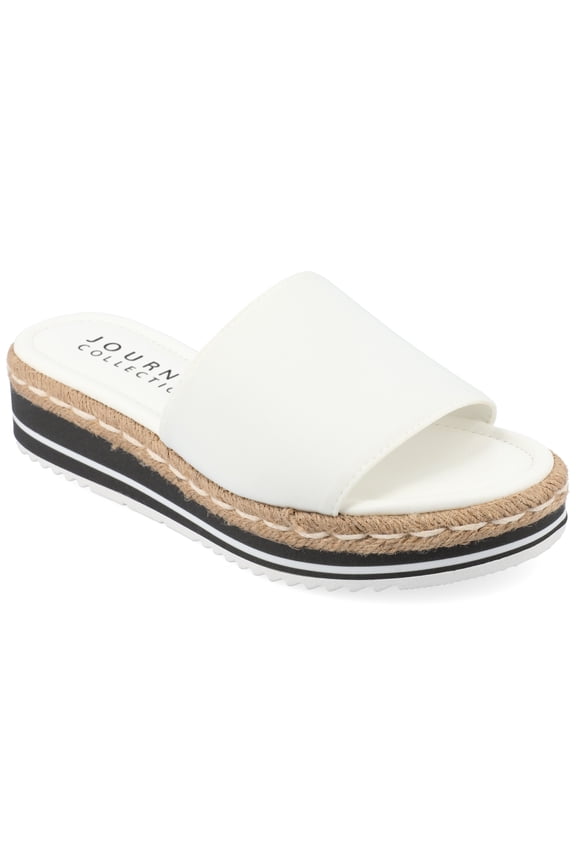 Collection Womens Rosey Tru Comfort Foam Wide Width Wedge Heel Espadrille Sandals