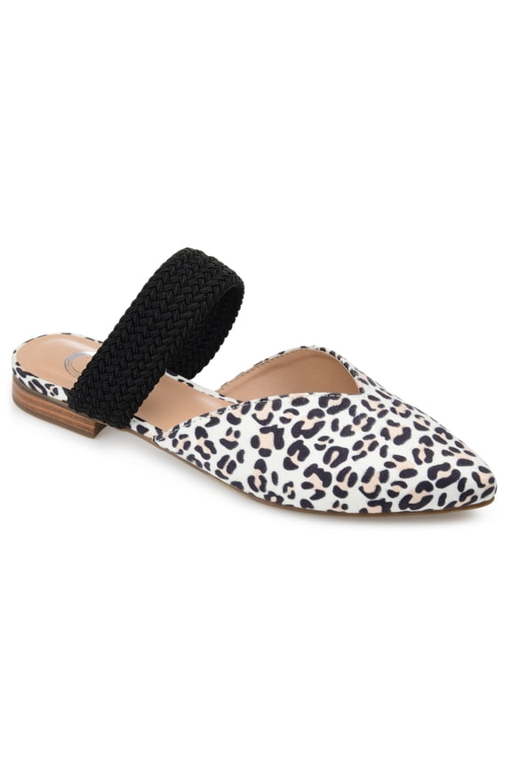 Collection Womens Roxeene Slip On Pointed Toe Mules Flats