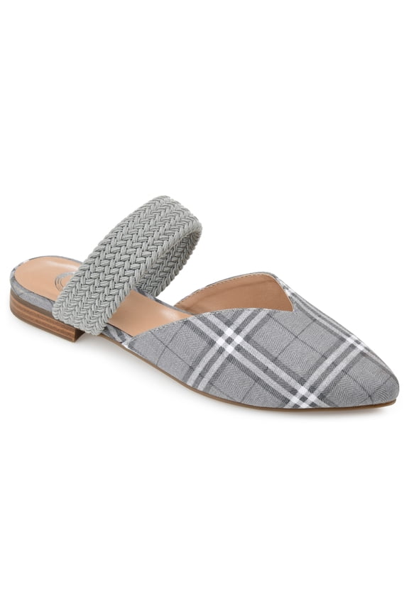 Collection Womens Roxeene Slip On Pointed Toe Mules Flats