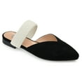 thumbnail image 1 of Journee Collection Womens Roxeene Slip On Pointed Toe Mules Flats, 1 of 6