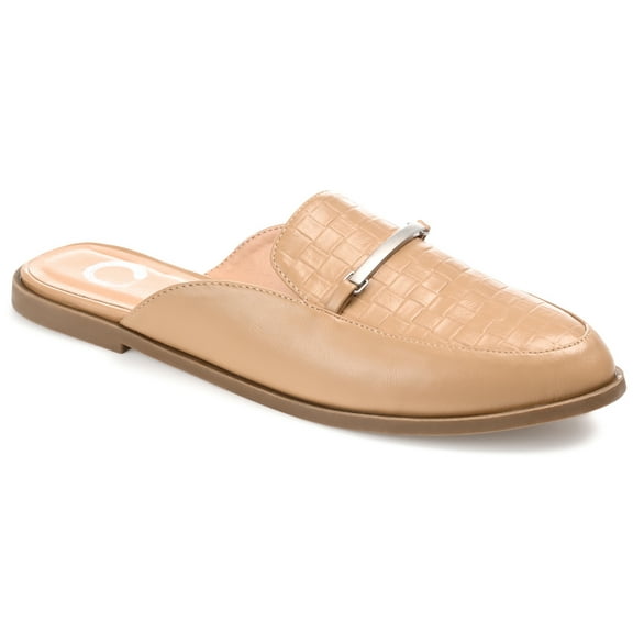 Journee Collection Womens Rubee Slip On Round Toe Mules Flats