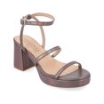 thumbnail image 1 of Journee Collection Womens SAMILEE Ankle strap Open toe buckle Block Heel, 1 of 7