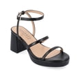 thumbnail image 1 of Journee Collection Womens SAMILEE Ankle strap Open toe buckle Block Heel, 1 of 4