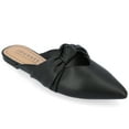 thumbnail image 1 of Journee Collection Womens Salinn Tru Comfort Foam Mules Slip On Pointed Toe Flats, 1 of 7