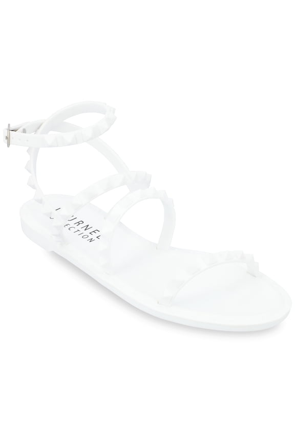 Collection Womens Saphira Multi Strap Studded Jelly Sandal