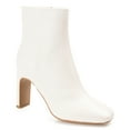 thumbnail image 1 of Journee Womens Sarla Inside Zip Block Heel Booties, 1 of 8