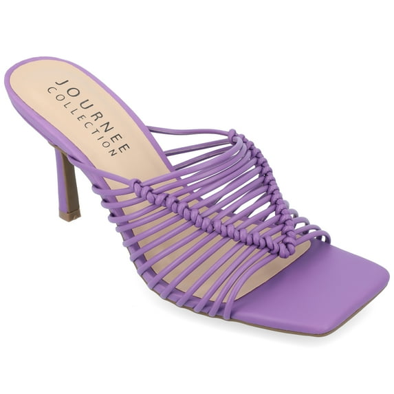 Journee Collection Womens Saskia Tru Comfort Foam Mid Heel Open Toe Pumps