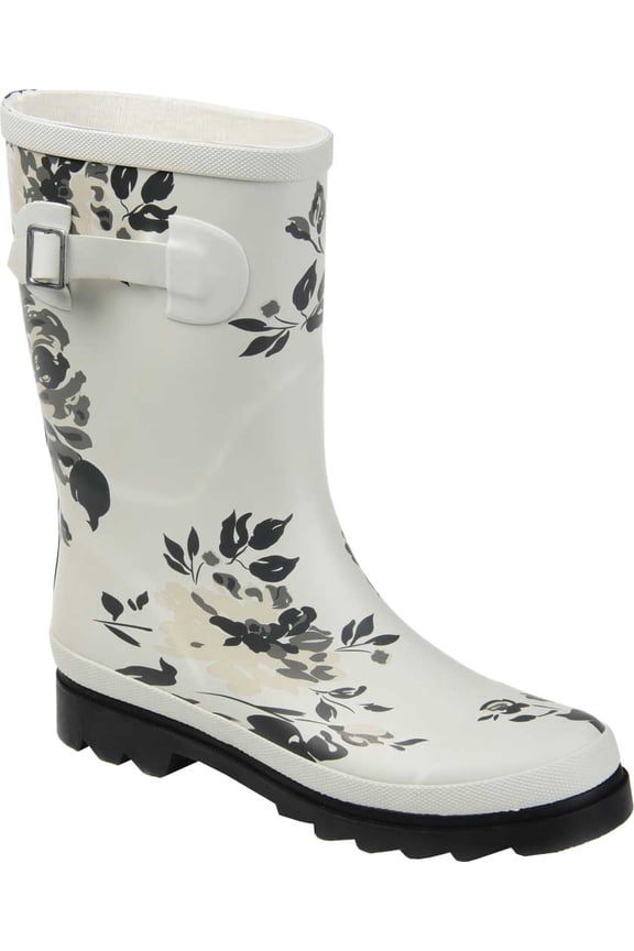 Collection Womens Seattle Block Heel Rain Boots
