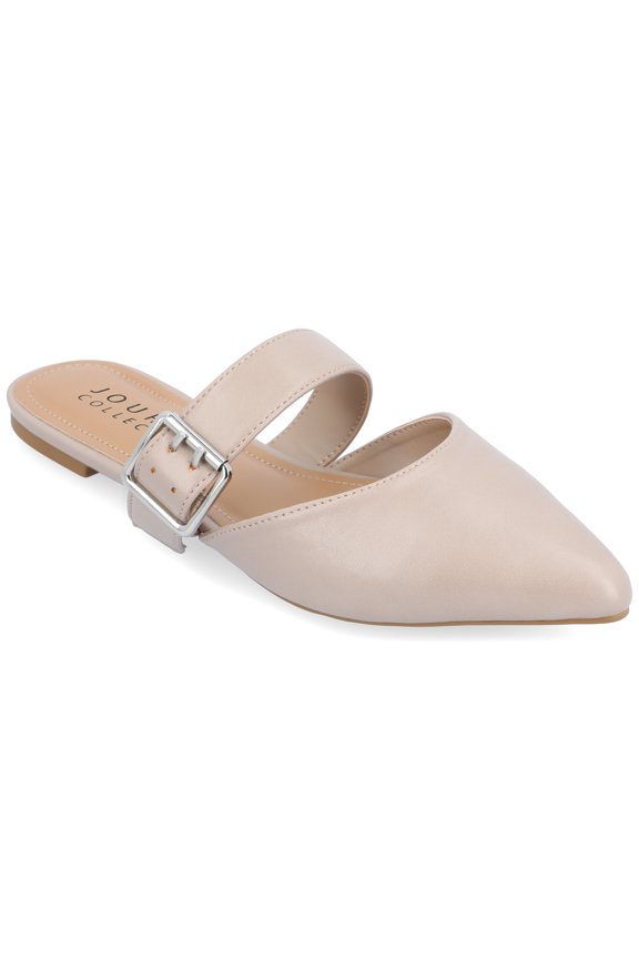 Collection Womens Shaella Tru Comfort Foam Mules Slip On Pointed Toe Flats