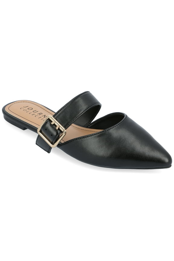 Collection Womens Shaella Tru Comfort Foam Mules Slip On Pointed Toe Flats