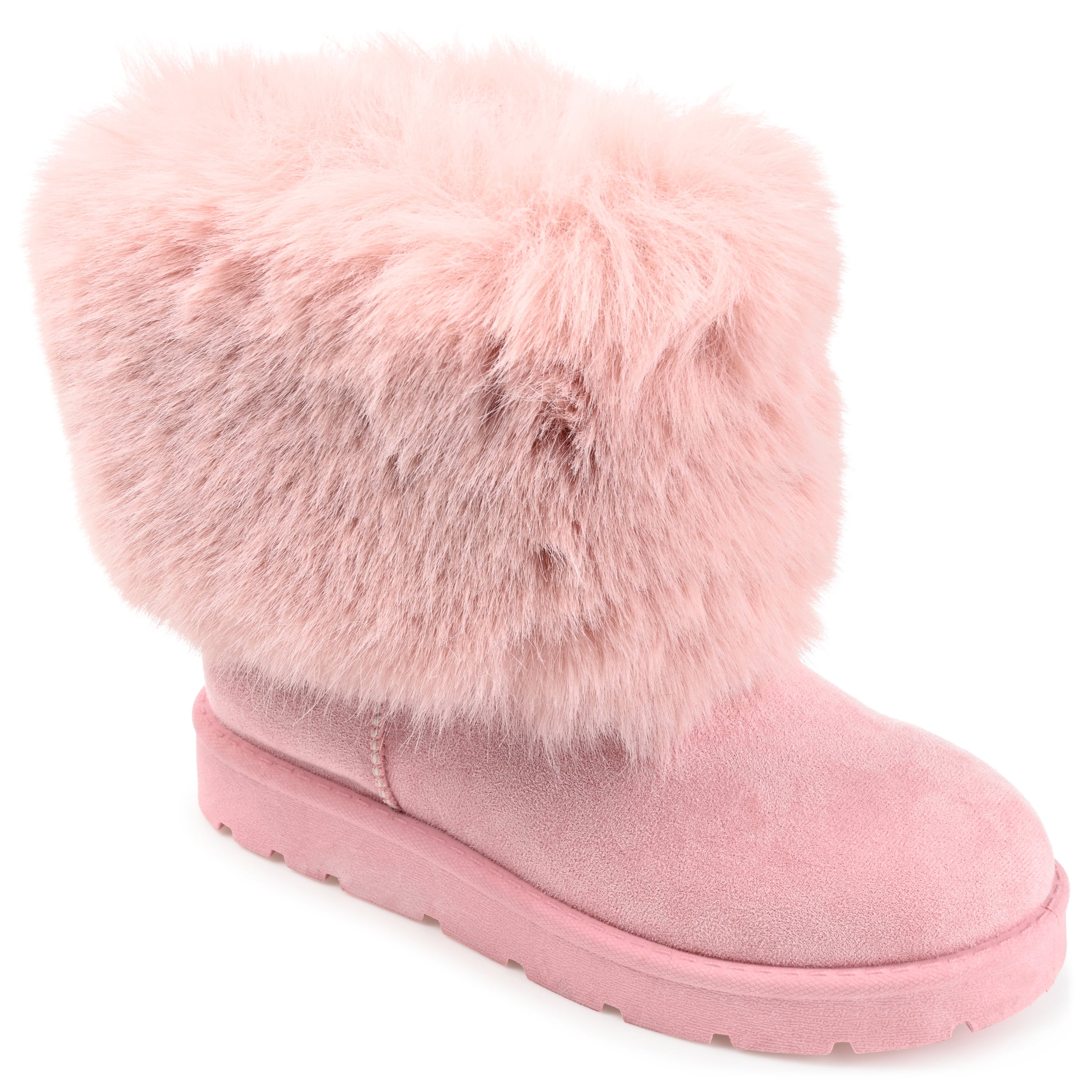 Pink fluffy ugg sale boots