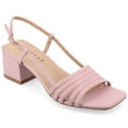 thumbnail image 1 of Journee Womens Shayana Multi Strap Sling Back Dress Sandals, Widths Available, 1 of 9