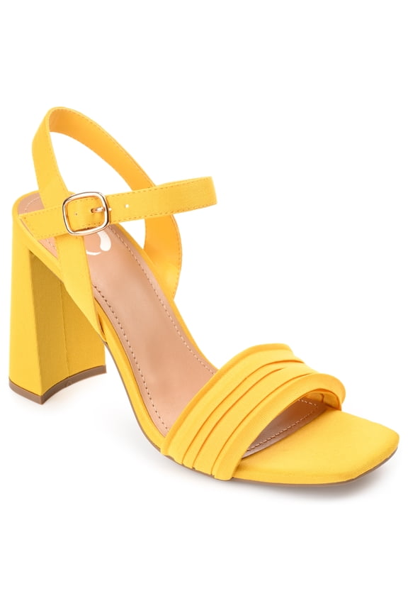 Collection Womens Skiler Tru Comfort Foam Open Square Toe Block Heel Sandals