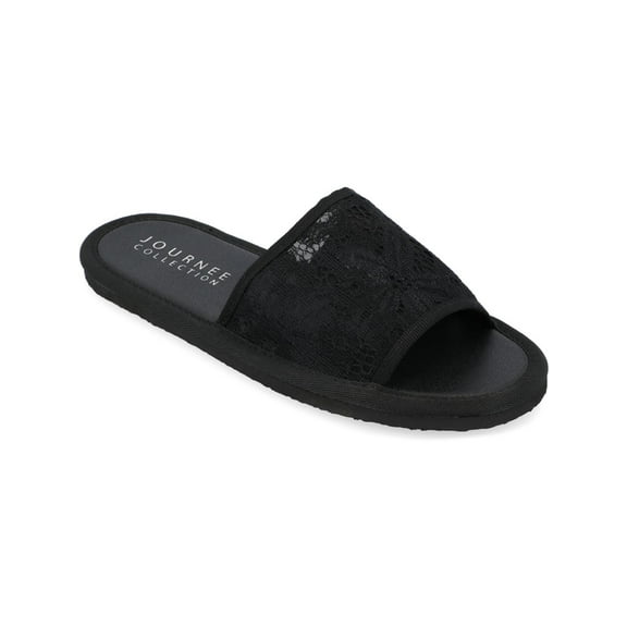 Journee Collection Womens Eniola Tru Comfort Foam Slide Flat Sandals