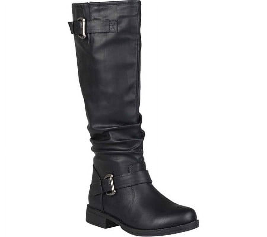 Women's Studded Wide Calf Boots