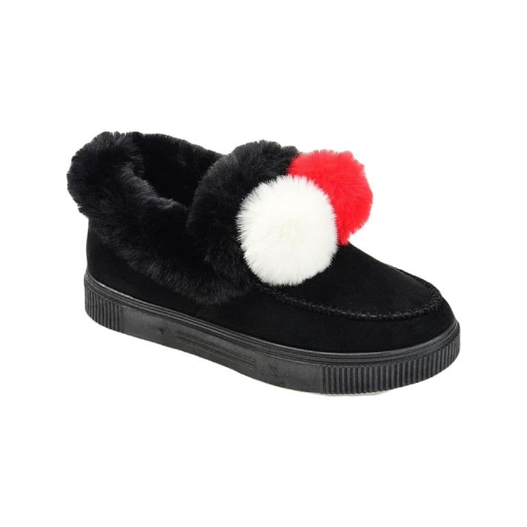 Journee Collection Womens Sunset Faux Fur Lined Comfort Moccasin