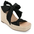 thumbnail image 1 of Journee Collection Womens Surria Tru Comfort Foam Espadrille Platform Wedge Sandals, 1 of 6