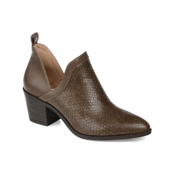 Journee Collection Womens TERRI Block Heel Ankle Booties