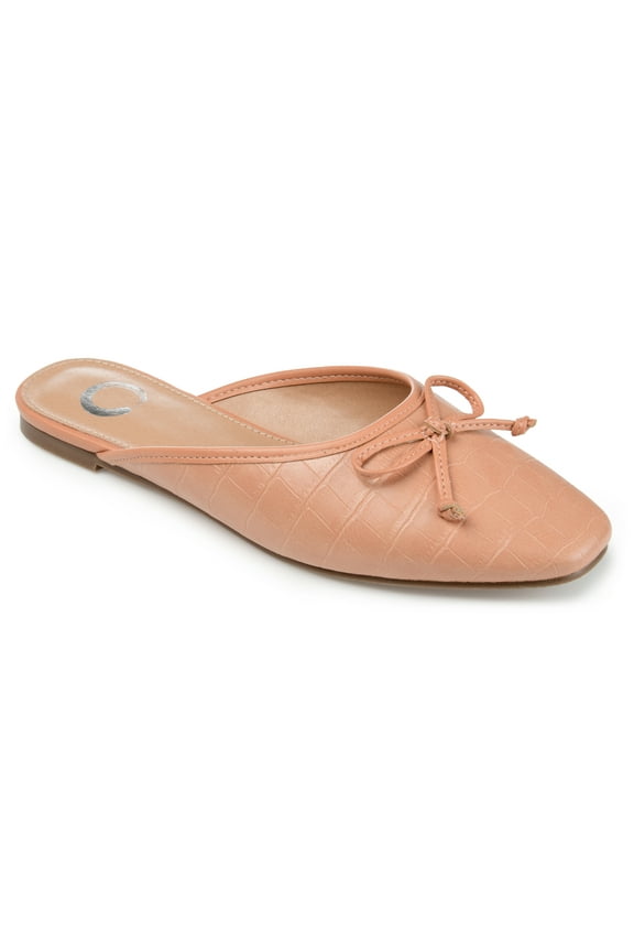 Collection Womens Tammala Slip On Square Toe Mules Flats