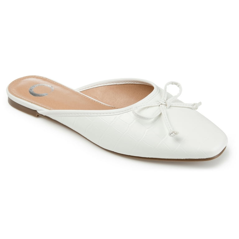 Journee Collection Womens Tammala Slip On Square Toe Mules Flats