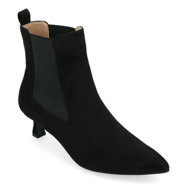 Journee Collection Womens Tenlee Tru Comfort Foam Pull On Chelsea Kitten Heel Bootie