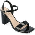 thumbnail image 1 of Journee Womens Tivona Mid Heel Ankle Strap Dress Sandals, Widths Available, 1 of 9