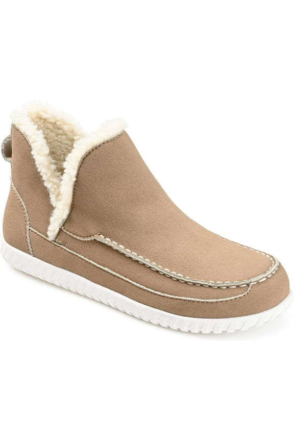 Journee Collection Womens Tru Comfort Foam Capreece Slipper 10 Taupe