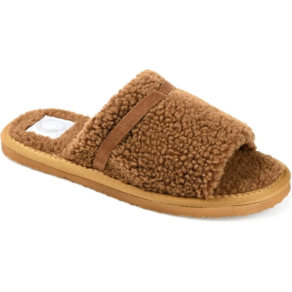 Journee Collection Womens Tru Comfort Foam Caterina Slipper 9.5 Brown