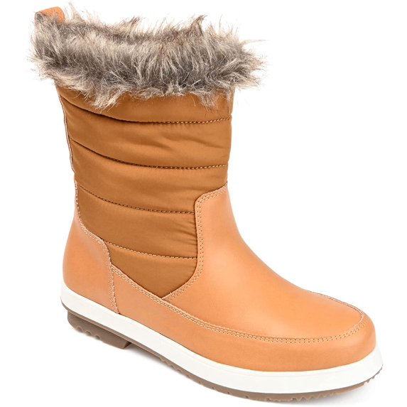 Journee Collection Womens Tru Comfort Foam Marie Boot 8.5 Tan