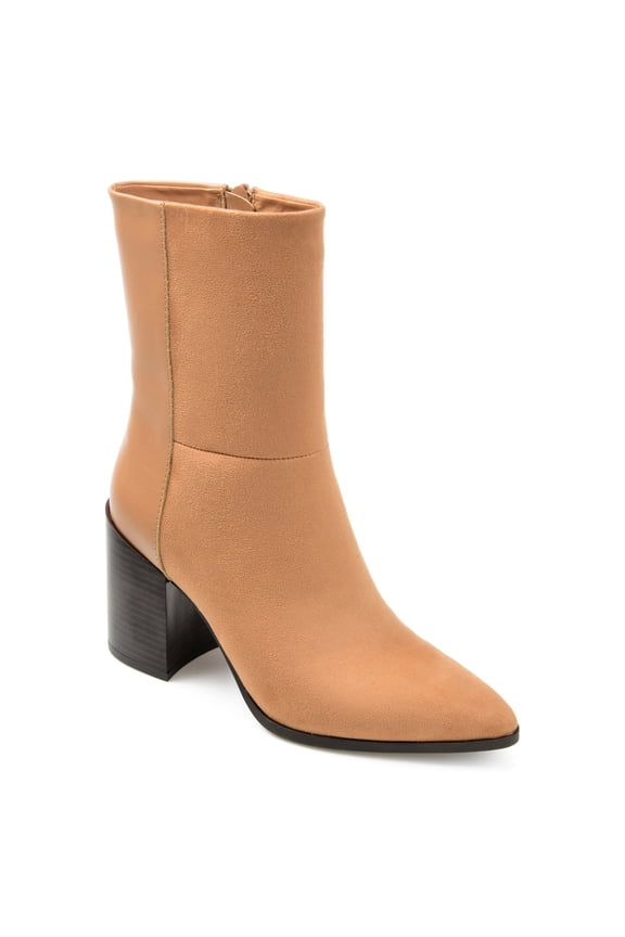 Womens Sharlie Inside Zip Stacked Heel Booties
